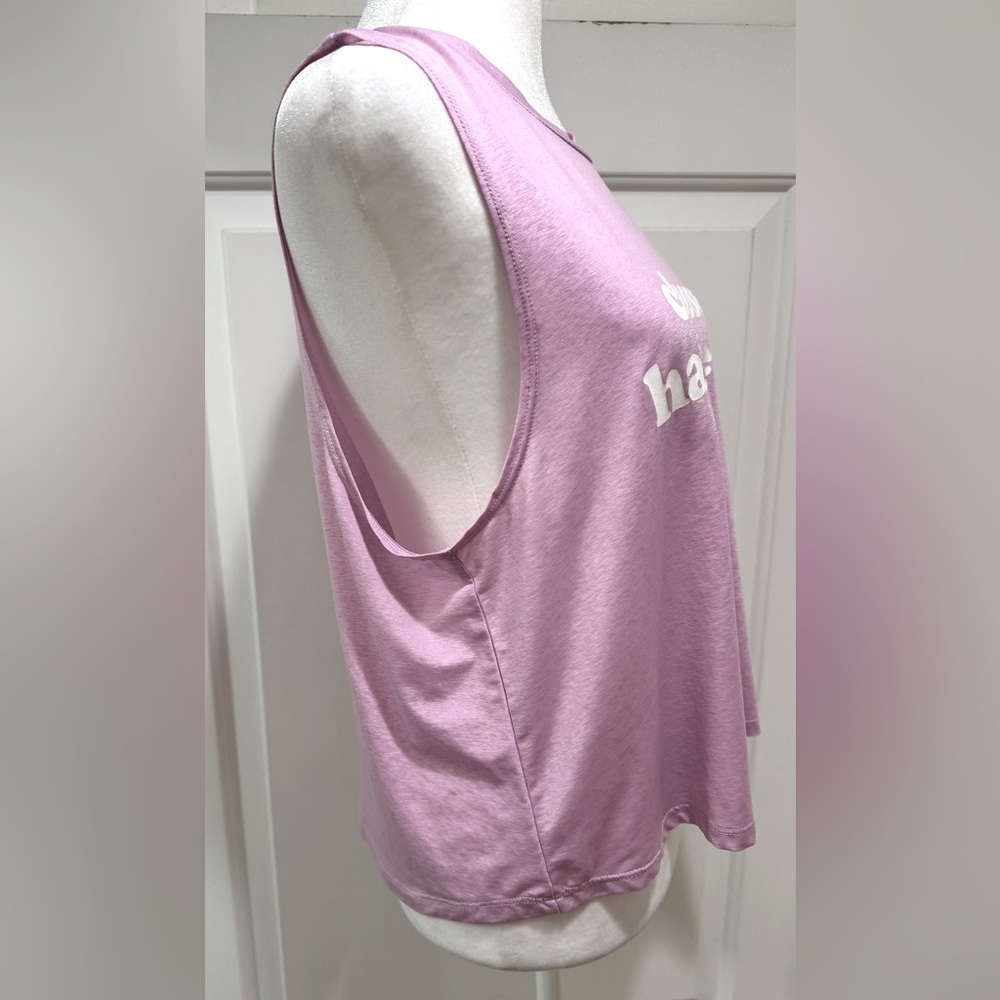 SPIRITUAL GANGSTER Happiness Active Crop Tank In Pixie Dust - Picture 6 of 13
